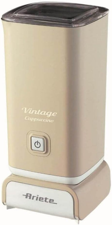 Ariete 2878/03 Espumador De Leche Vintage, 500W, 3 Funciones, Antidaherente, Color Beige